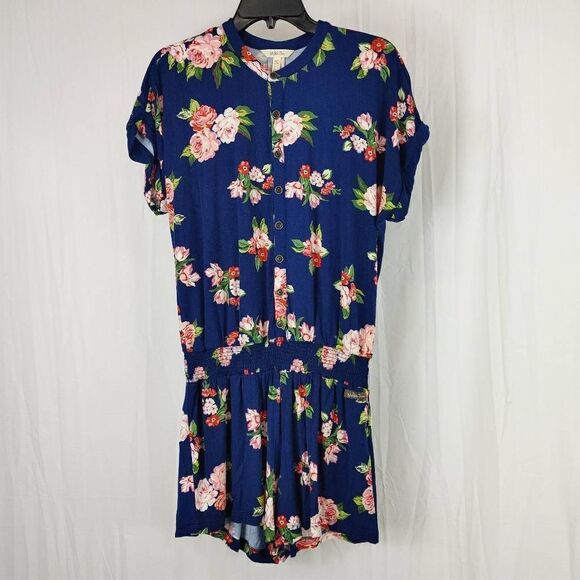 Matilda Jane Be Bold Floral Romper Navy Blue Brilliant Daydream Women's Size Sma - Picture 2 of 9
